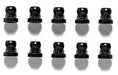 Tamiya 300053599 – Aluminium Ball Groove Fluoride, 5 mm, Pack of 10