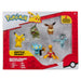 Pokémon Battle Figure 6 Pack - Features 2-Inch Battle Figures of Pikachu, Shuckle, Axew, Shinx, Eevee & Machop
