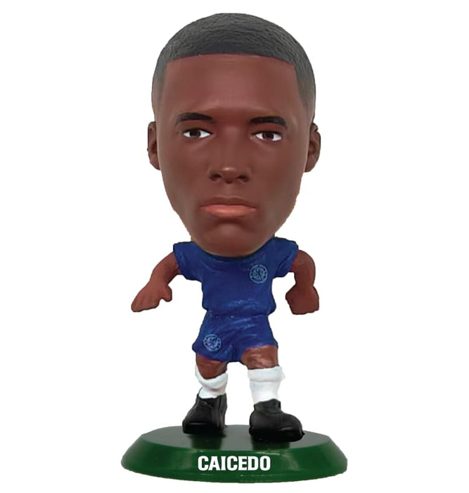 SoccerStarz - Chelsea Moises Caicedo - Home Kit (Classic Kit