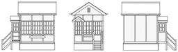 Hornby R7393 Chinnor Signal Box Acessories - Resin Building for Model Railway Sets