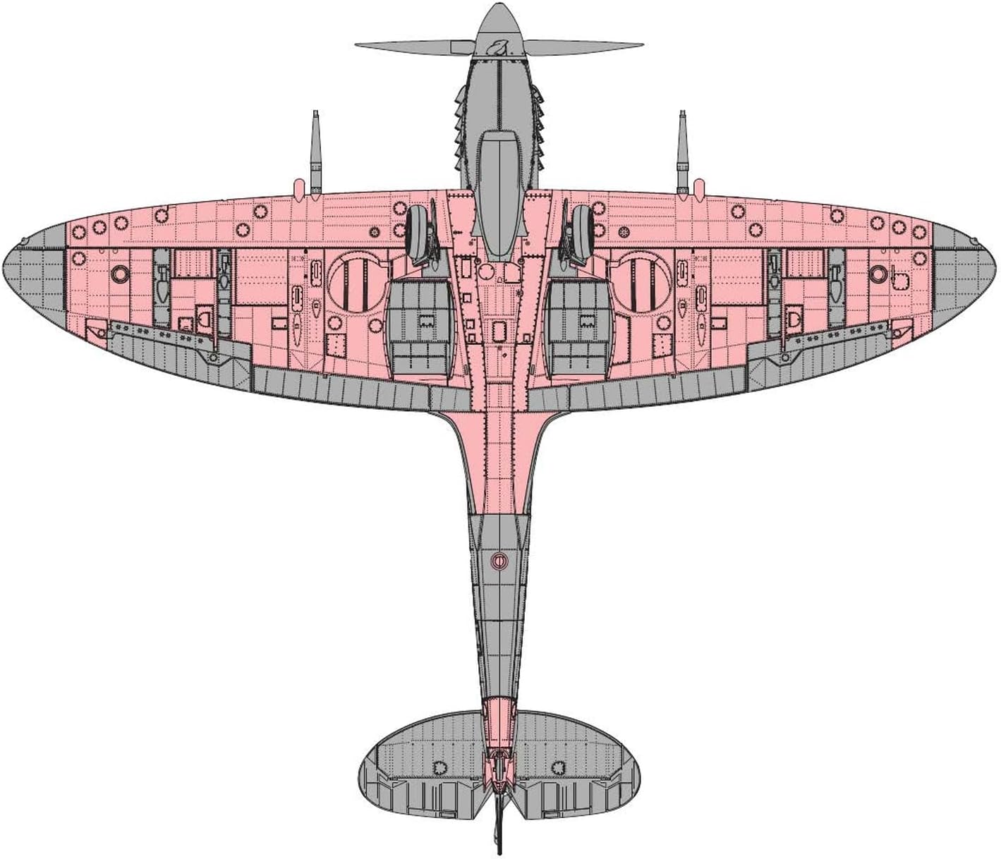 Airfix A17002 Modellbausatz, Geformte Farbe