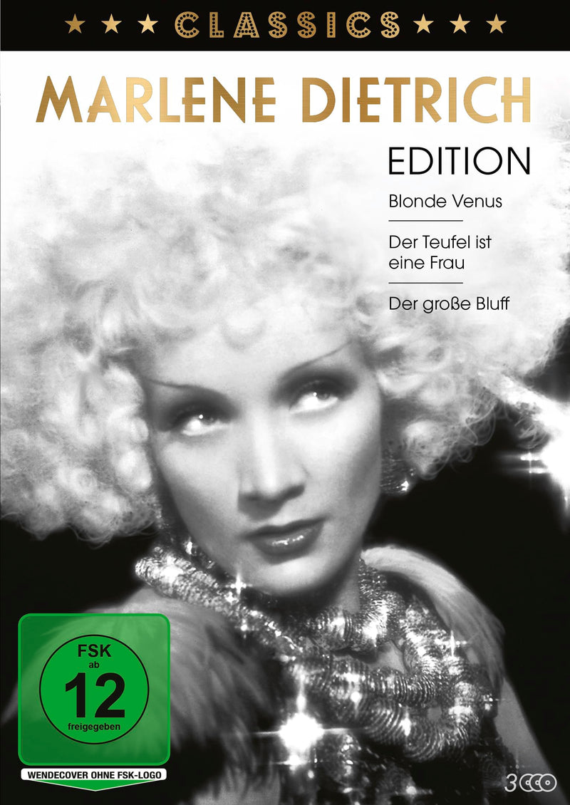Marlene Dietrich Edition: Blonde Venus / Der Teufel ist eine Frau / Der große Bluff (3 Filme auf 3 DVDs