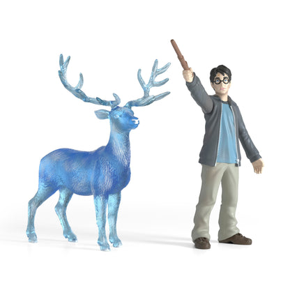 schleich 42680 Harry Potter & Patronus, from 6 years WIZARDING WORLD - Figurine, 16 x 11 x 18 cm