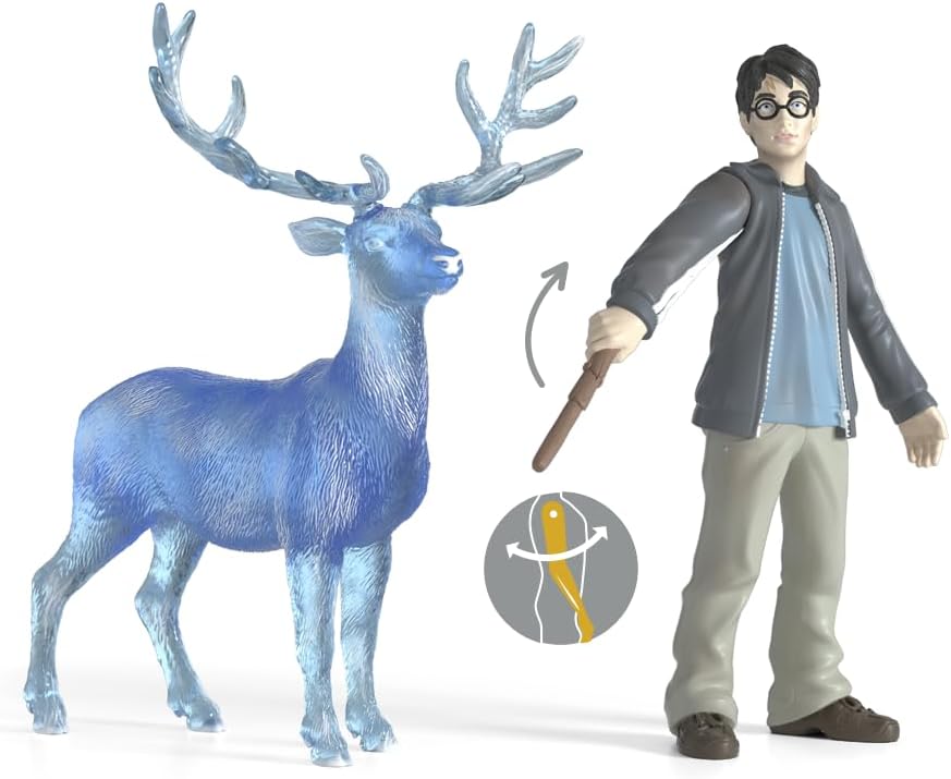 schleich 42680 Harry Potter & Patronus, from 6 years WIZARDING WORLD - Figurine, 16 x 11 x 18 cm