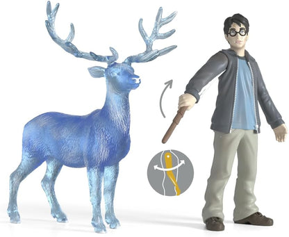 schleich 42680 Harry Potter & Patronus, from 6 years WIZARDING WORLD - Figurine, 16 x 11 x 18 cm