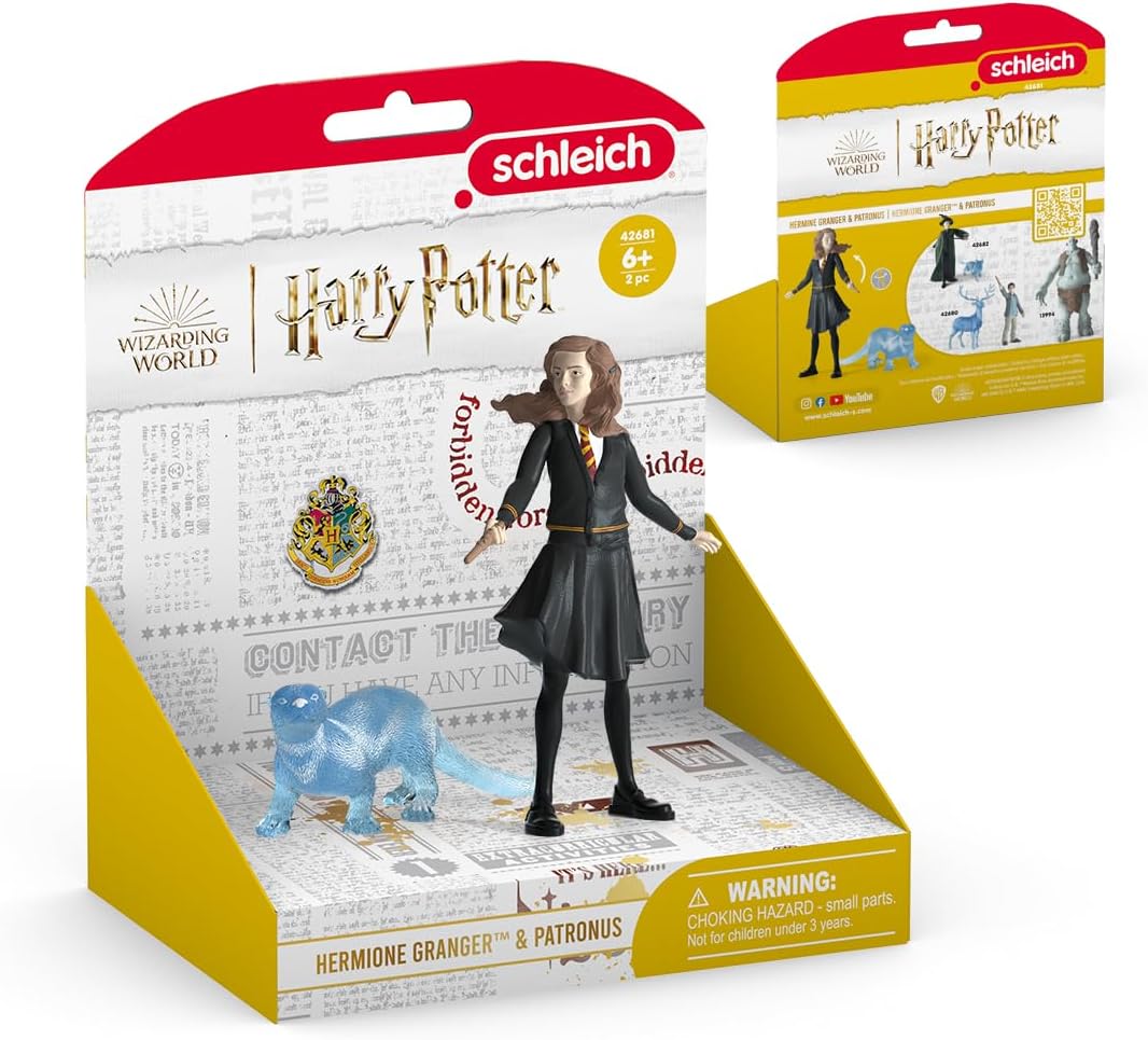 schleich 42681 Hermione Granger & Patronus, from 6 years WIZARDING WORLD - Figurine, 16 x 11 x 18 cm