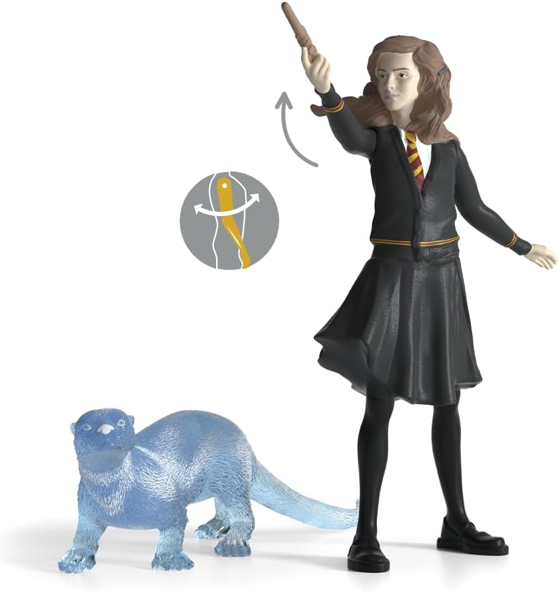 schleich 42681 Hermione Granger & Patronus, from 6 years WIZARDING WORLD - Figurine, 16 x 11 x 18 cm