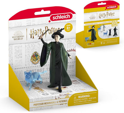 schleich 42682 McGranitt e Patronus, da 6 anni, WIZARDING WORLD - Figura, 16 x 11 x 18 cm