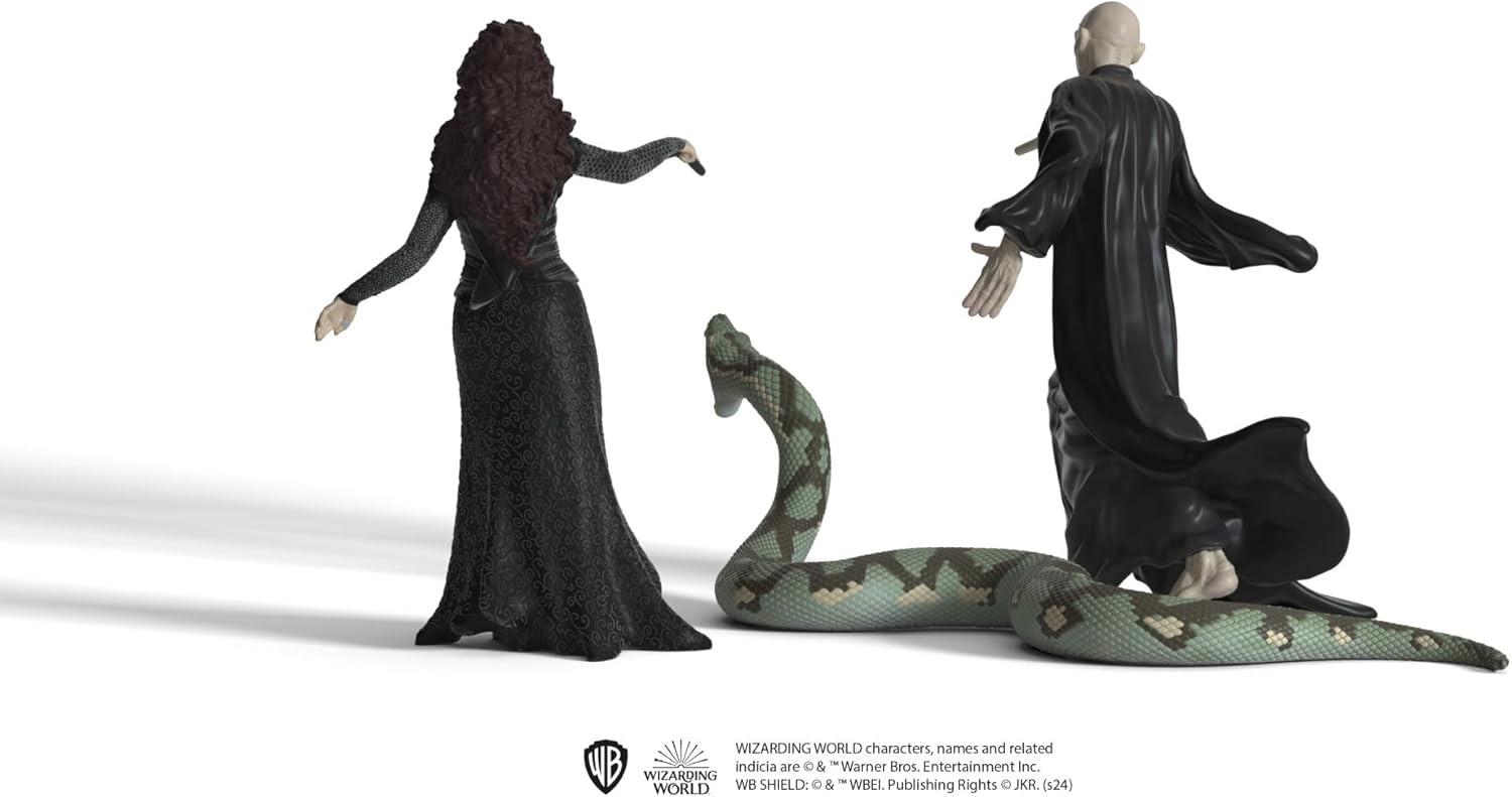 schleich 42684 Lord Voldemort, Nagini & Bellatrix Lestrange, from 6 years WIZARDING WORLD - Figurine, 21 x 16 x 18 cm