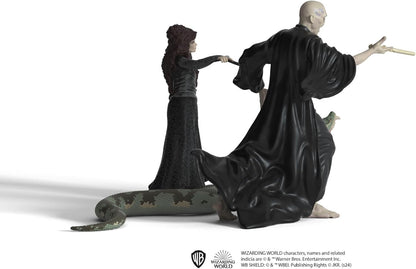 schleich 42684 Lord Voldemort, Nagini & Bellatrix Lestrange, from 6 years WIZARDING WORLD - Figurine, 21 x 16 x 18 cm