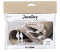 CREATIV Mini Craft Kit Jewellery - Make Glossy Necklaces and Earrings with Beads - Intermediate Level Jewellery Making