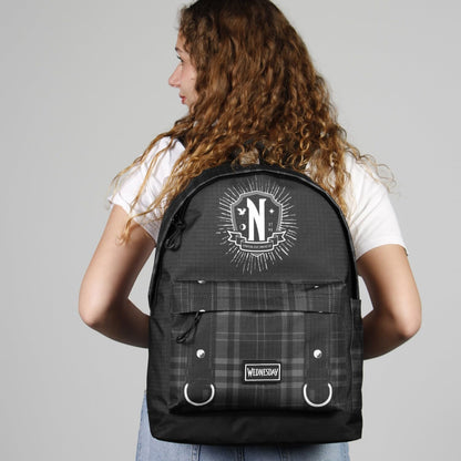 Wednesday Chains-Plus HS Backpack, Black, 30 x 44 cm, Capacity 23 L