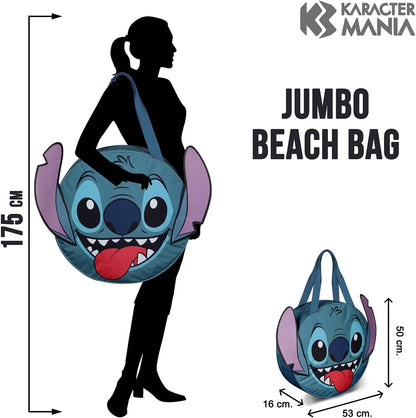 Disney: Karactermania - Lilo & Stitch - Face (Borsa Da Spiaggia Grande)