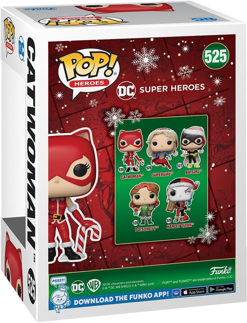 Funko Pop! Heroes: Holiday '24 – Catwoman - DC Comics - Collectable Vinyl Figure - Gift Idea - Official Merchandise - Toys for Kids & Adults - Comic Books Fans - Model Figure for Collectors