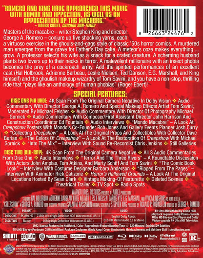 Creepshow (1982) - Limited Edition Steelbook 4K Ultra HD + Blu-ray