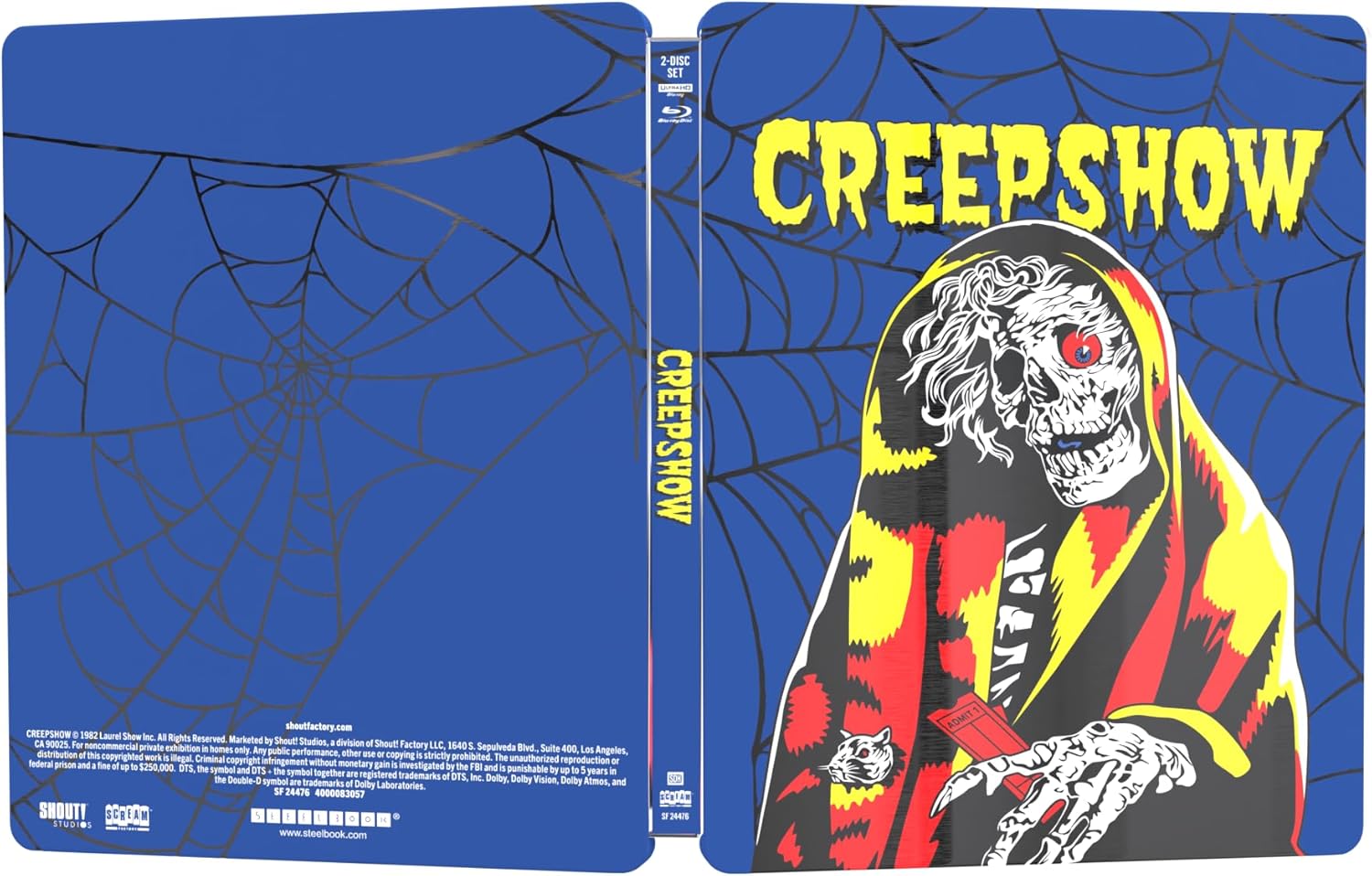 Creepshow (1982) - Limited Edition Steelbook 4K Ultra HD + Blu-ray