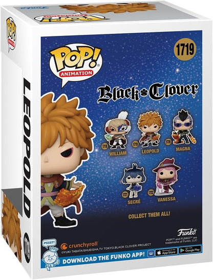 Funko Pop! Animation: Black Clover - Leopold Vermillion - Collectable Vinyl Figure - Gift Idea - Official Merchandise - Toys for Kids & Adults - Anime Fans - Model Figure for Collectors and Display
