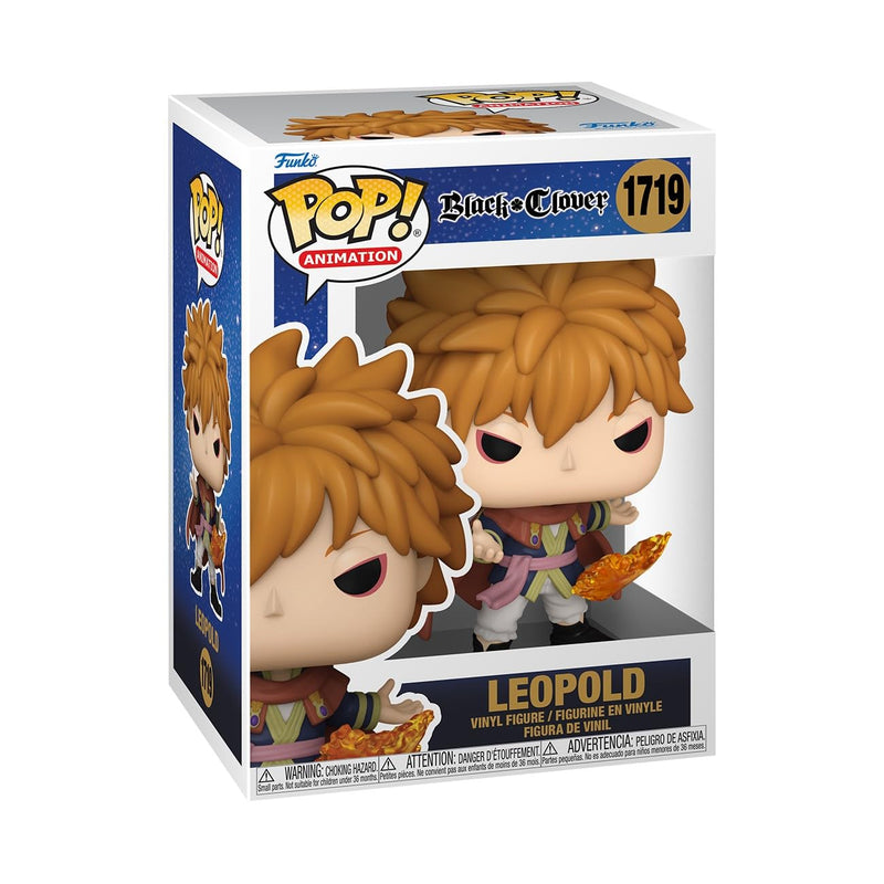 Funko Pop! Animation: Black Clover - Leopold Vermillion - Collectable Vinyl Figure - Gift Idea - Official Merchandise - Toys for Kids & Adults - Anime Fans - Model Figure for Collectors and Display