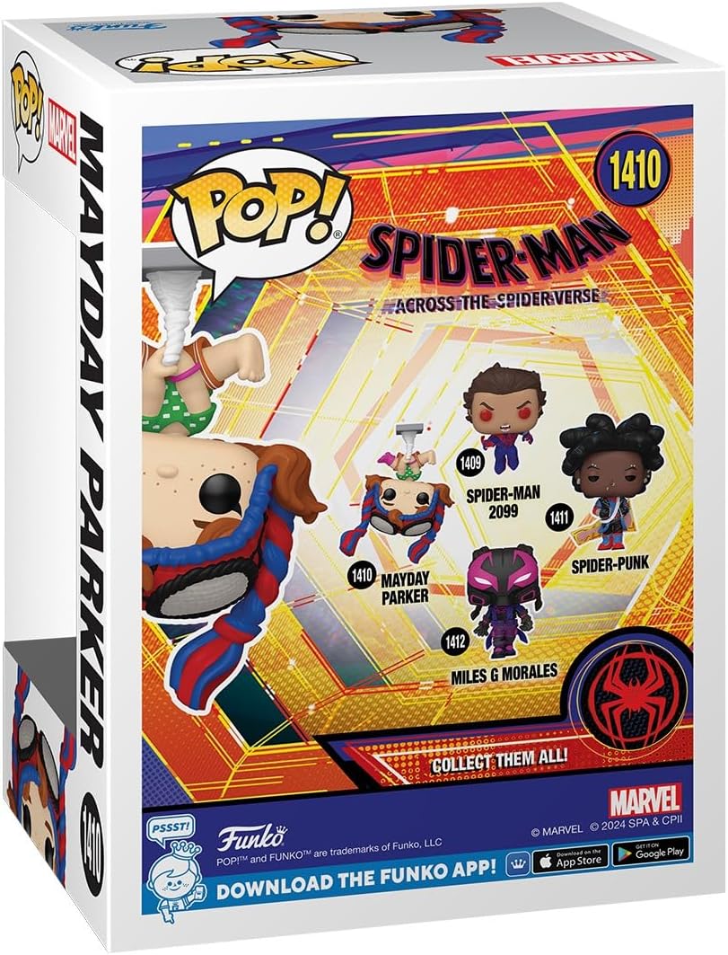 Funko Pop! Marvel: Spider-man Across the Spider-Verse - Mayday Parker - Spiderman Into the Spiderverse 2 - Collectable Vinyl Figure - Gift Idea - Official Merchandise - Toys for Kids & Adults
