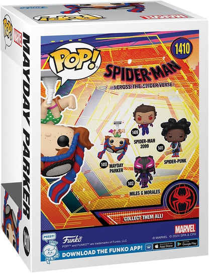 Funko Pop! Marvel: Spider-man Across the Spider-Verse - Mayday Parker - Spiderman Into the Spiderverse 2 - Collectable Vinyl Figure - Gift Idea - Official Merchandise - Toys for Kids & Adults