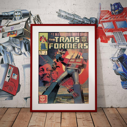FaNaTtik Transformers 40th Anniversary A3 Art Print