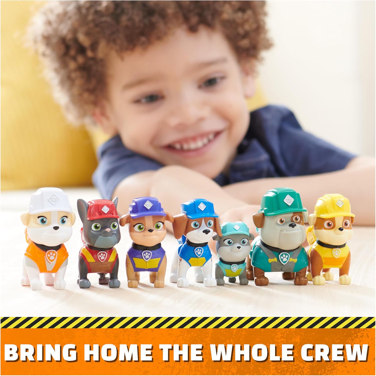 Rubble and Crew, Toy Figures Gift Pack, with 7 Collectible Action Figures, Kids’ Toys for Boys and Girls Aged 3+