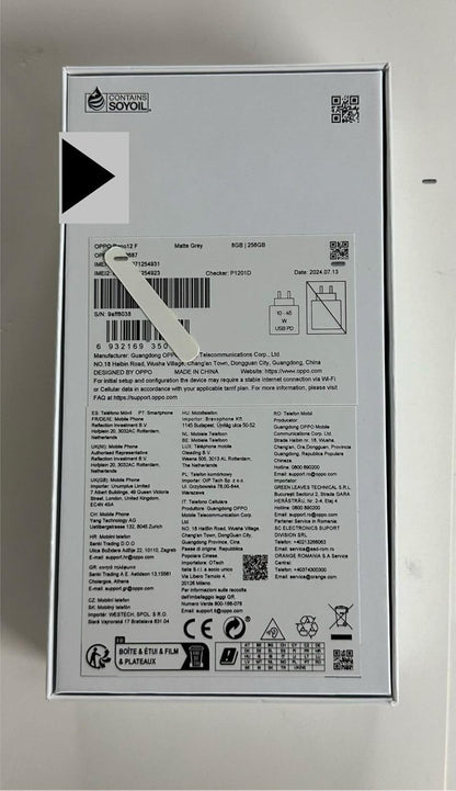 Smartphone Oppo Qualcomm Snapdragon 685 8 Gb Ram 256 Gb Grey
