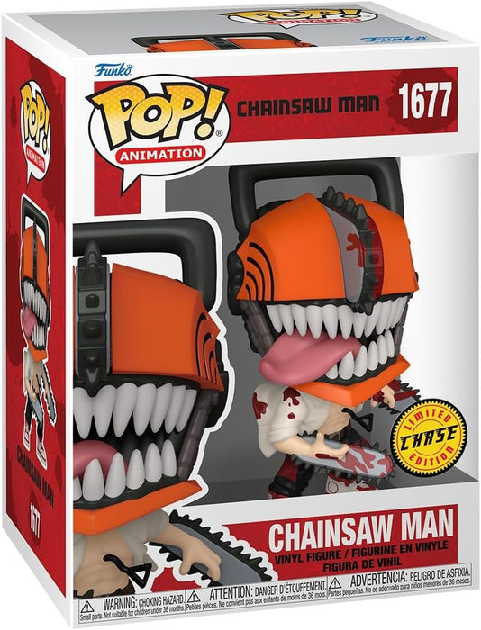 Funko POP! Animation - CSM - Chainsaw Man - 1/6 Kans op Zeldzame Achtervolgingsvariant - Bloederig - Verzamelbaar Vinyl Figuur - Cadeau Idee - Officiële Merchandise -Anime Fans