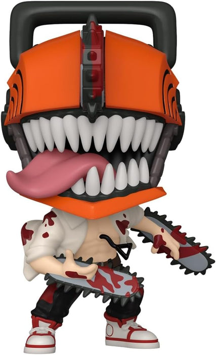 Funko POP! Animation - CSM - Chainsaw Man - 1/6 Kans op Zeldzame Achtervolgingsvariant - Bloederig - Verzamelbaar Vinyl Figuur - Cadeau Idee - Officiële Merchandise -Anime Fans