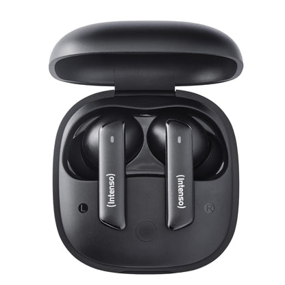 Intenso Buds Pro - Cuffie TWS True Wireless T510HAE con Hybrid ANC, ENC, Bluetooth e fino a 35 ore di riproduzione musicale, colore: Nero