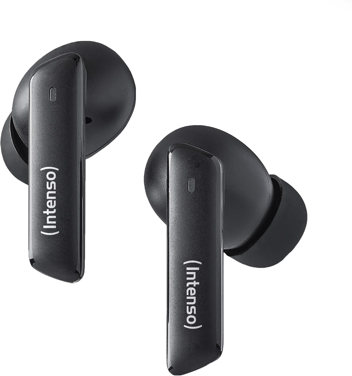 Intenso Buds Pro - Cuffie TWS True Wireless T510HAE con Hybrid ANC, ENC, Bluetooth e fino a 35 ore di riproduzione musicale, colore: Nero