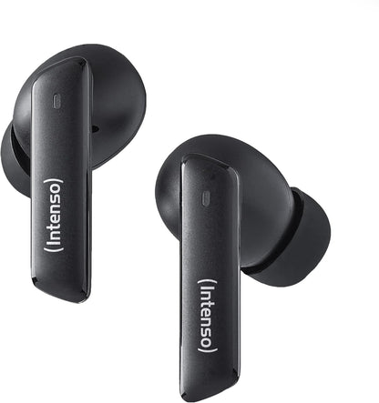 Intenso Buds Pro - Cuffie TWS True Wireless T510HAE con Hybrid ANC, ENC, Bluetooth e fino a 35 ore di riproduzione musicale, colore: Nero