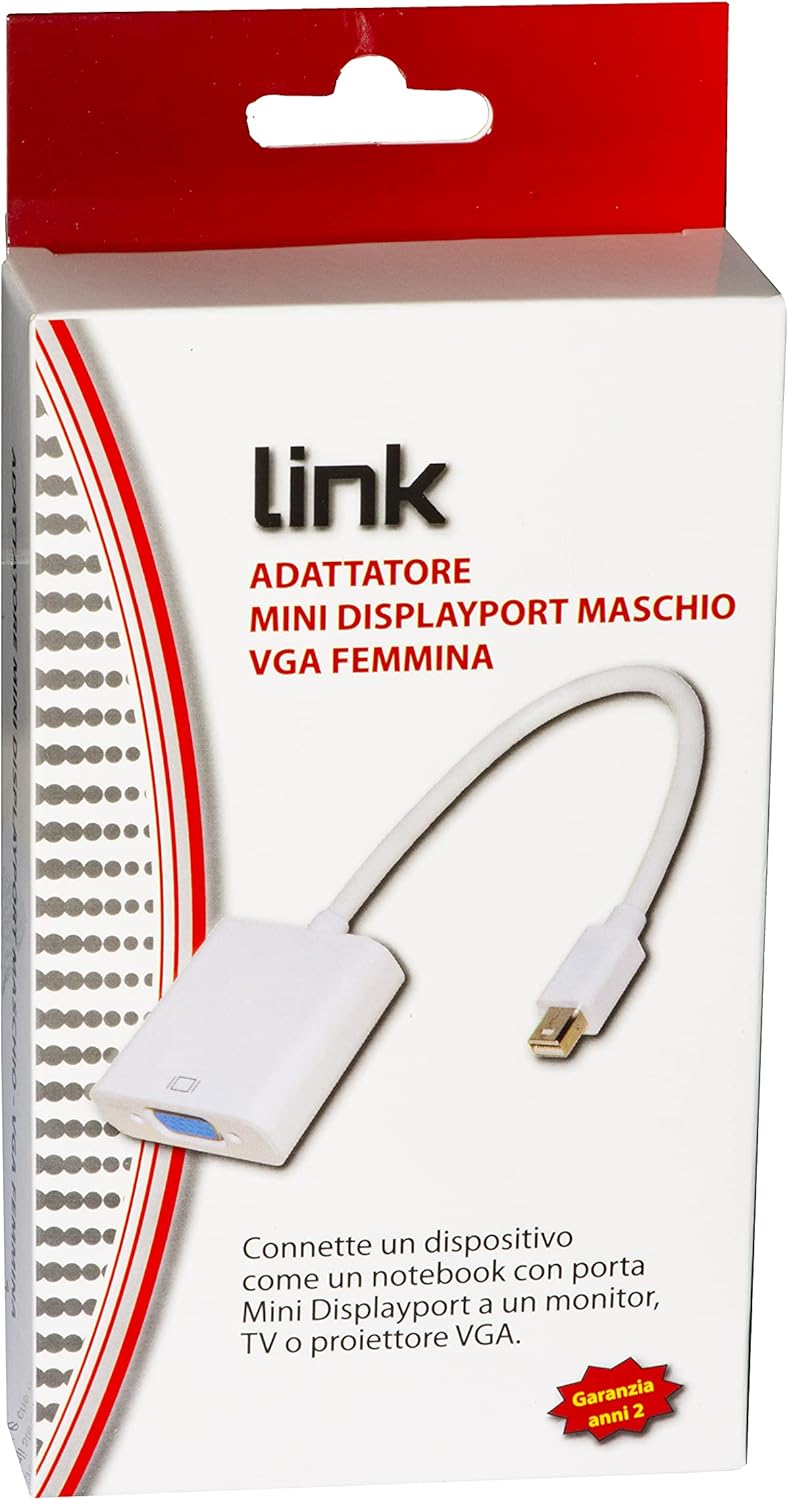Adattatore Mini Displayport-Vga M/F