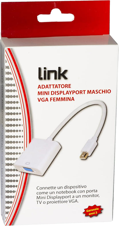 Adattatore Mini Displayport-Vga M/F