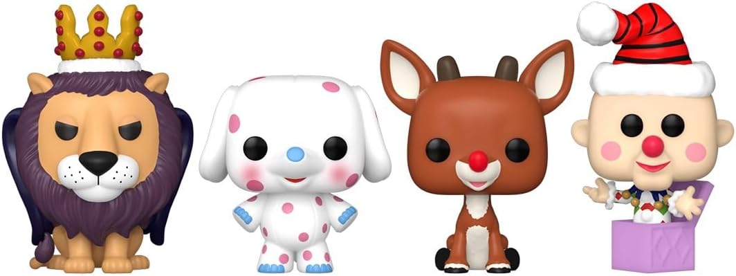 Funko Pocket Pop! Rudolph - Tree Holiday Box - Rudolph the Red-Nosed Reindeer - Keychain Novelty Keyring - Collectable Mini Figure - Stocking Filler - Gift Idea - Official Merchandise - Movies Fans