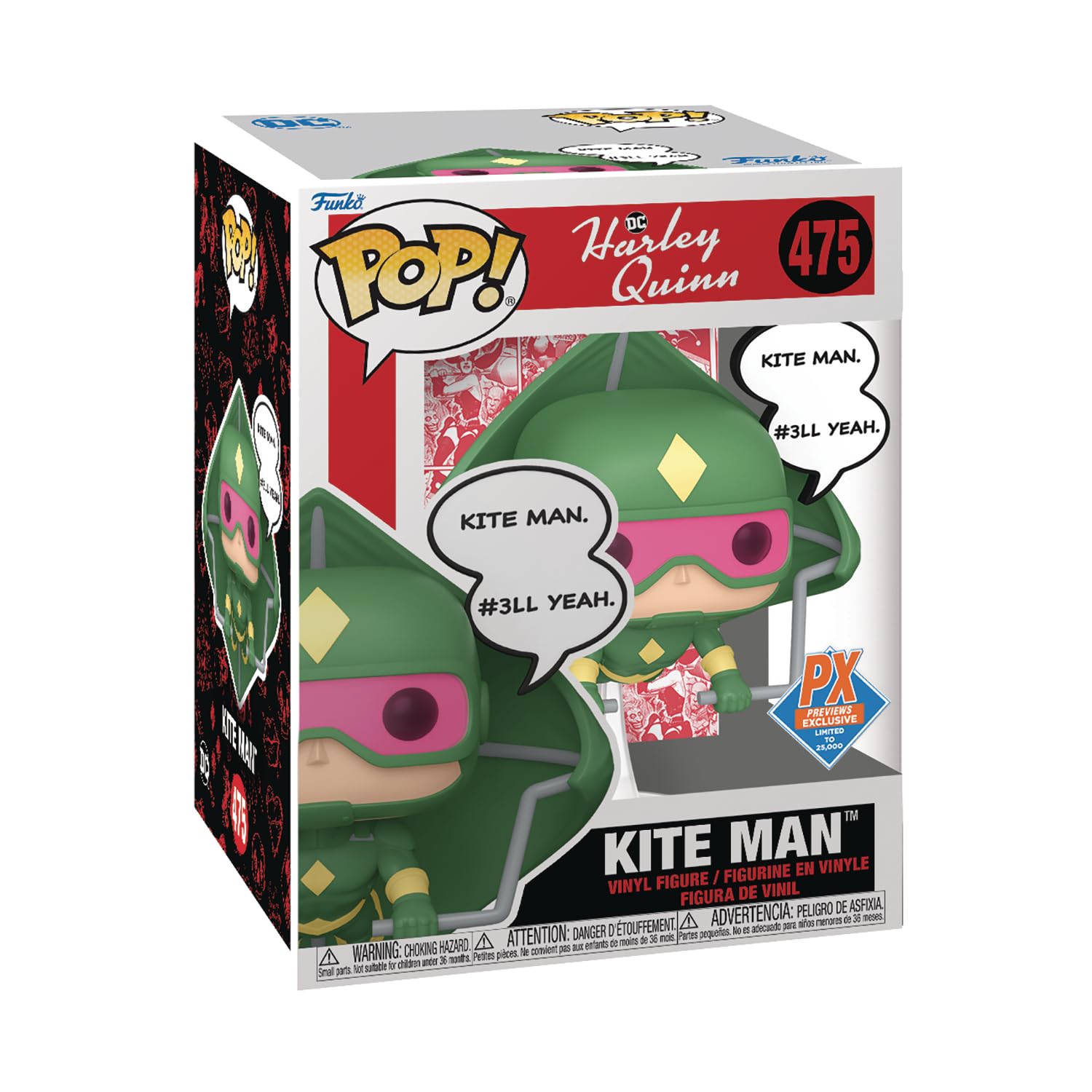 Harley Quinn Kite Man Premium Funko Pop! Figure Px