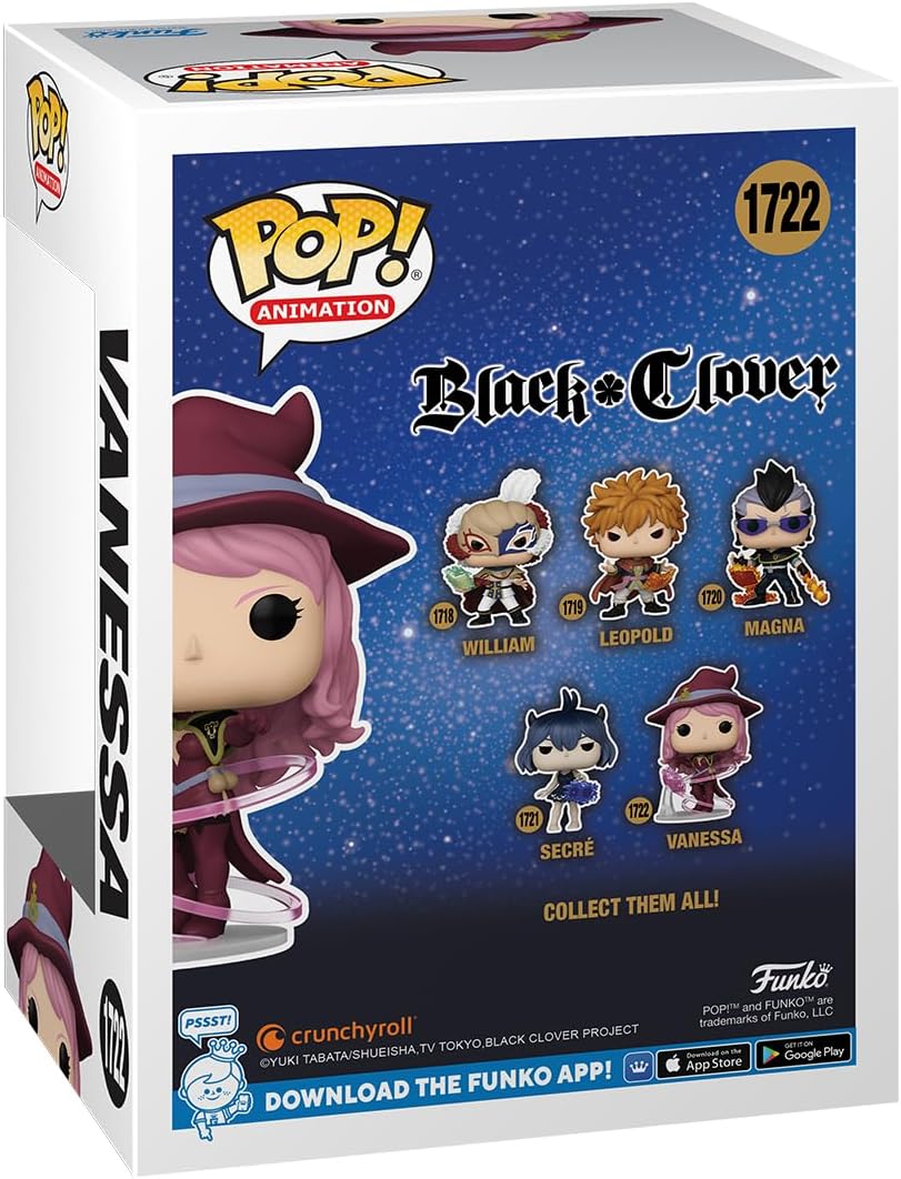 Funko Pop! Animation: Black Clover - Vanessa Enoteca - Collectable Vinyl Figure - Gift Idea - Official Merchandise - Toys for Kids & Adults - Anime Fans - Model Figure for Collectors and Display