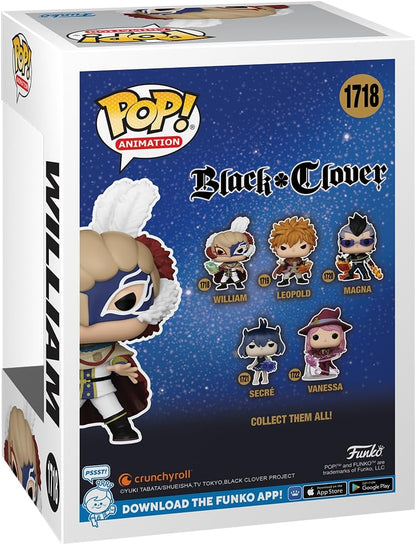 Funko Pop! Animation: Black Clover - William Vangeance - Collectable Vinyl Figure - Gift Idea - Official Merchandise - Toys for Kids & Adults - Anime Fans - Model Figure for Collectors and Display