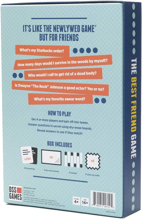 DSS Games The Best Friend Game - Think You Know Your Friends?