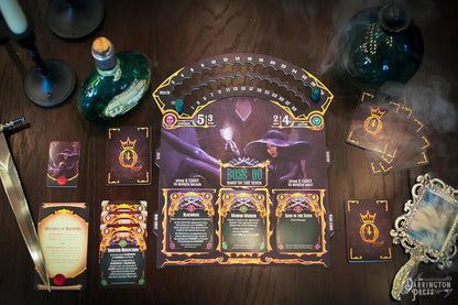 Darrington Press | Queen By Midnight | Card Game | Ages 12+ | 3-6 Players | 60-90 Minutes Playing Time