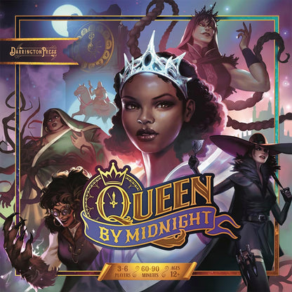 Darrington Press | Queen By Midnight | Card Game | Ages 12+ | 3-6 Players | 60-90 Minutes Playing Time