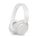 PHILIPS TAH5209WT/00 Lightweight On Ear Wireless Bluetooth Headphones with Passive Noise Isolation - 65 Hours Play Time, Natural Sound, Clear Calls, Dynamic Bass, 2 Hours USB-C Charging- White