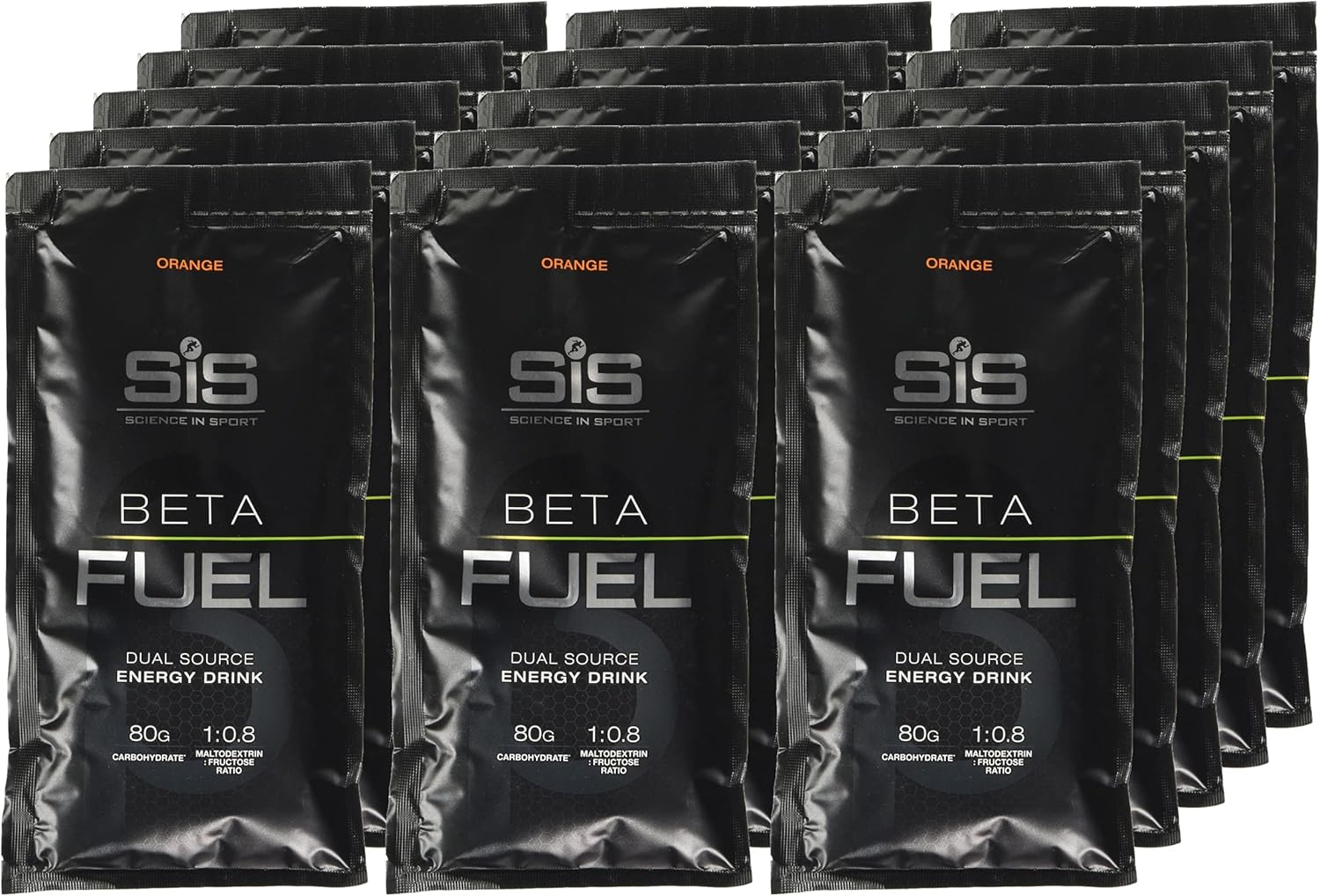 BETA Fuel energy drink powder - box of 15 sachets - orange