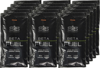 BETA Fuel energy drink powder - box of 15 sachets - orange