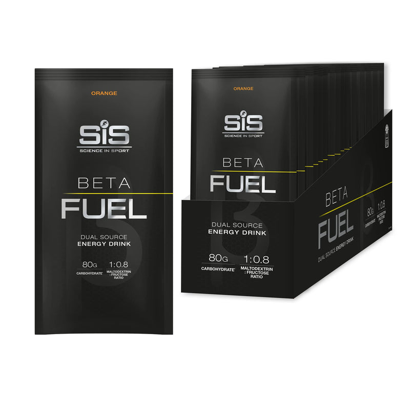 BETA Fuel energy drink powder - box of 15 sachets - orange