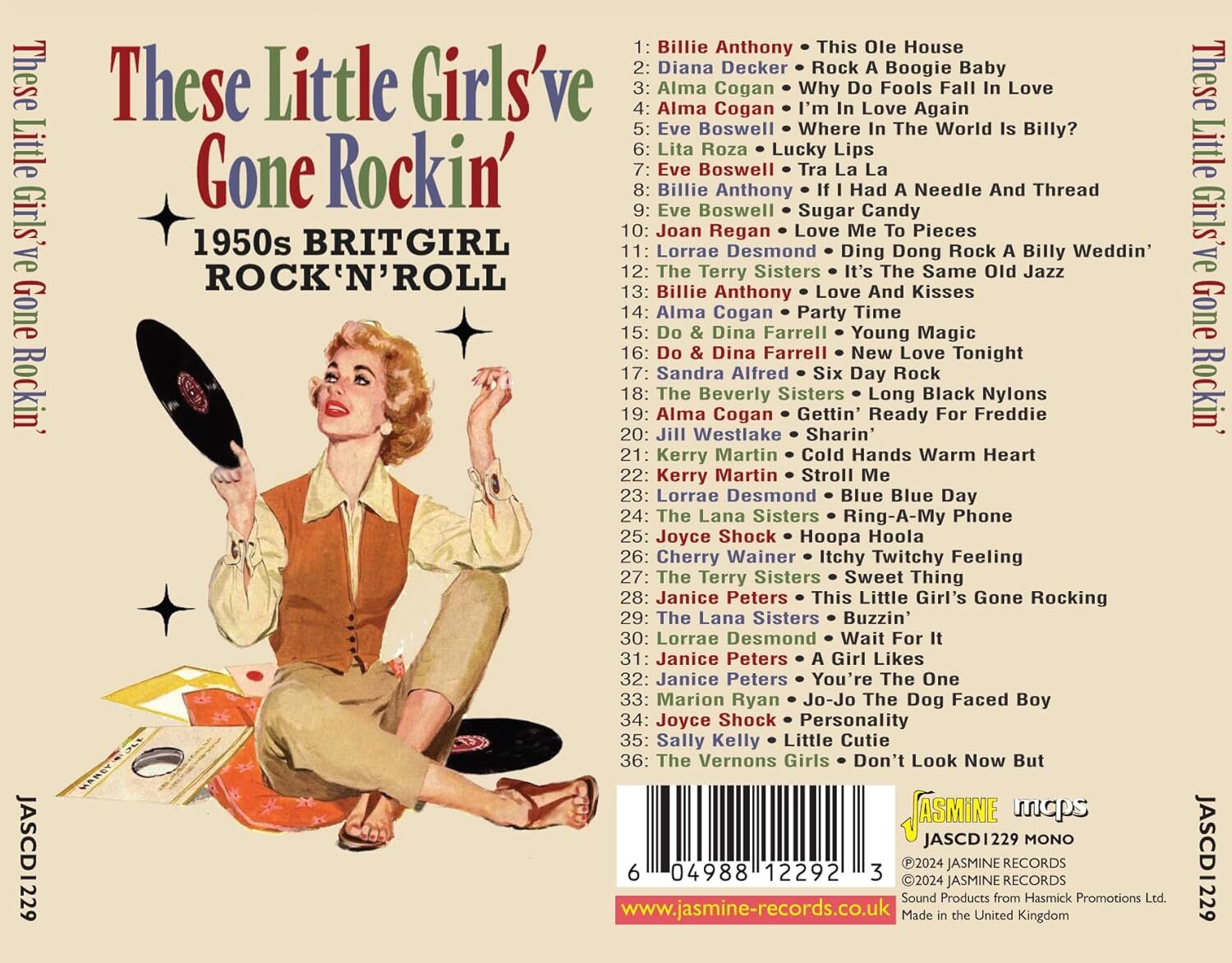 These Little Girls've Gone Rockin': 1950s Britgirl Rock'n'roll