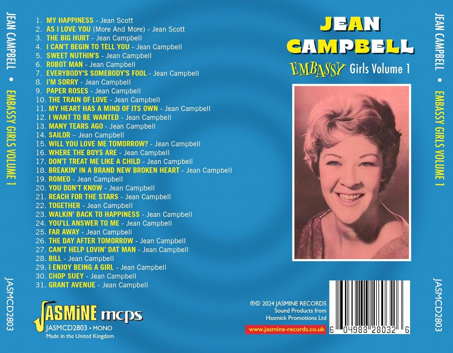 Embassy Girls Volume 1: The Complete Recordings 1959-1962