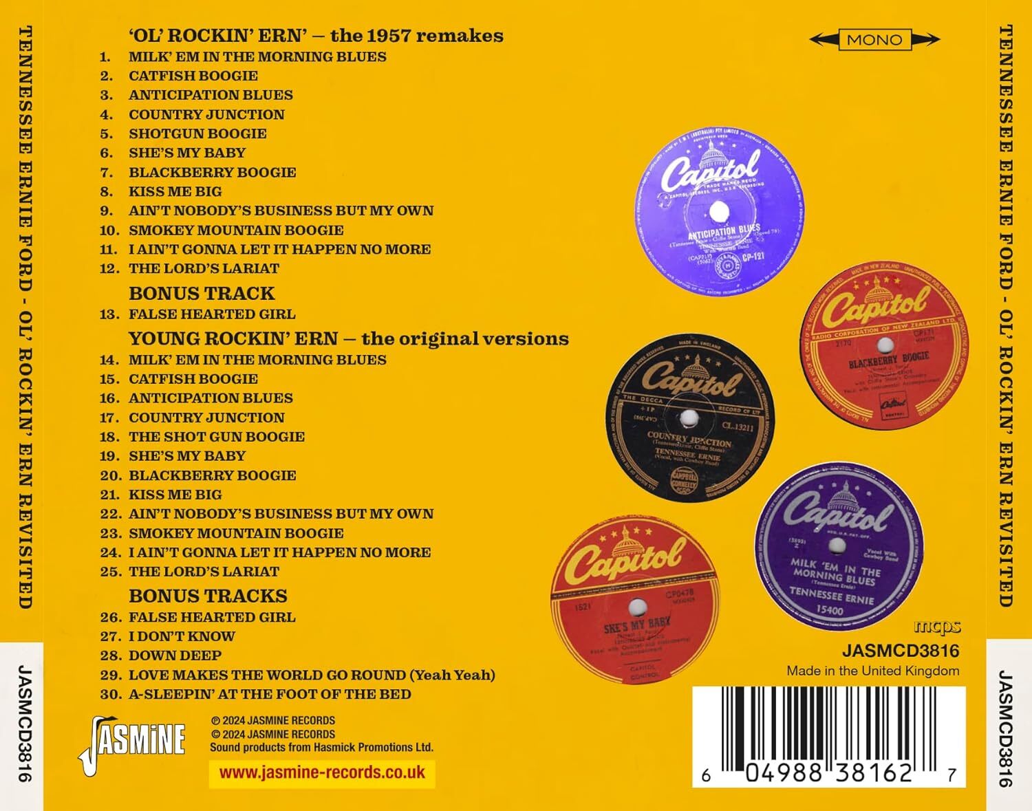 Ol' Rockin' Ern Revisited: The Original Album, the Original Versions and More