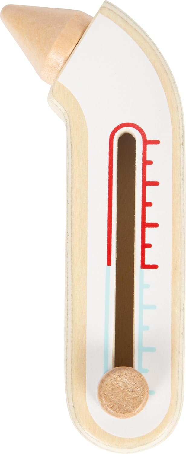 small foot- Set, Accessori del Dottore in Legno, Gioco di Ruolo di Alta qualità, per Bambini a Partire dai 3 Anni, 12548, Multicolore