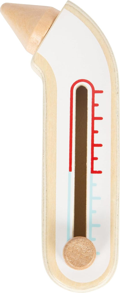 small foot- Set, Accessori del Dottore in Legno, Gioco di Ruolo di Alta qualità, per Bambini a Partire dai 3 Anni, 12548, Multicolore